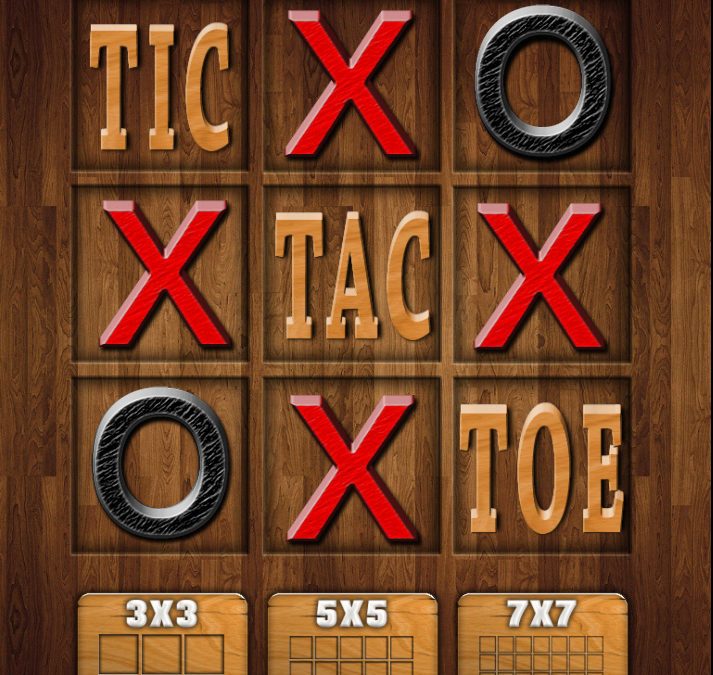 Tic Tac Toe Wooden